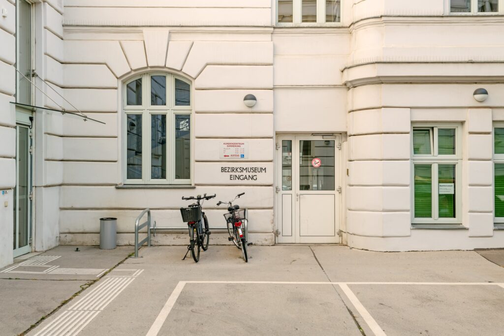 Eingang zum Bezirksmuseum Simmering, Foto: Klaus Pichler/Bezirksmuseum Simmering