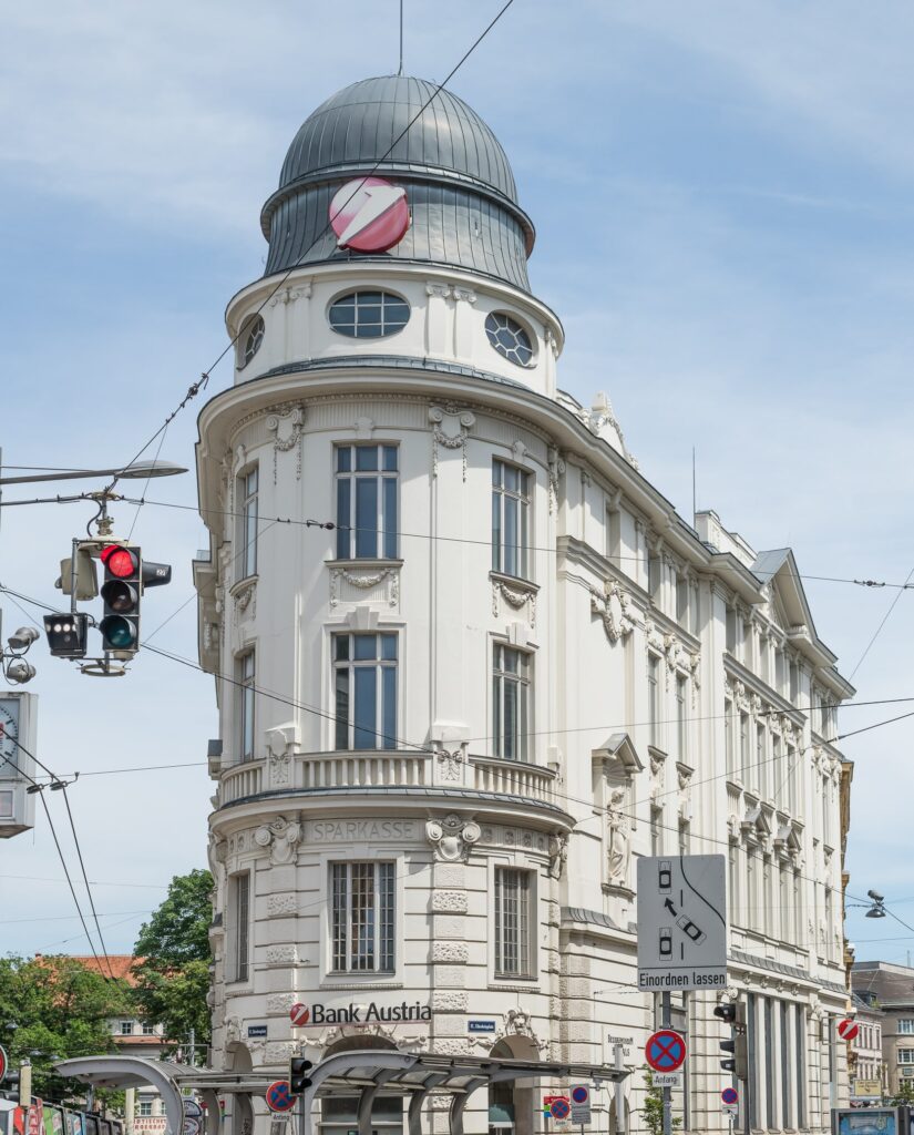 Sitz des Bezirksmuseums Hernals im Bank Austria-Gebäude, Hernalser Hauptstraße 72-74, Foto: Klaus Pichler