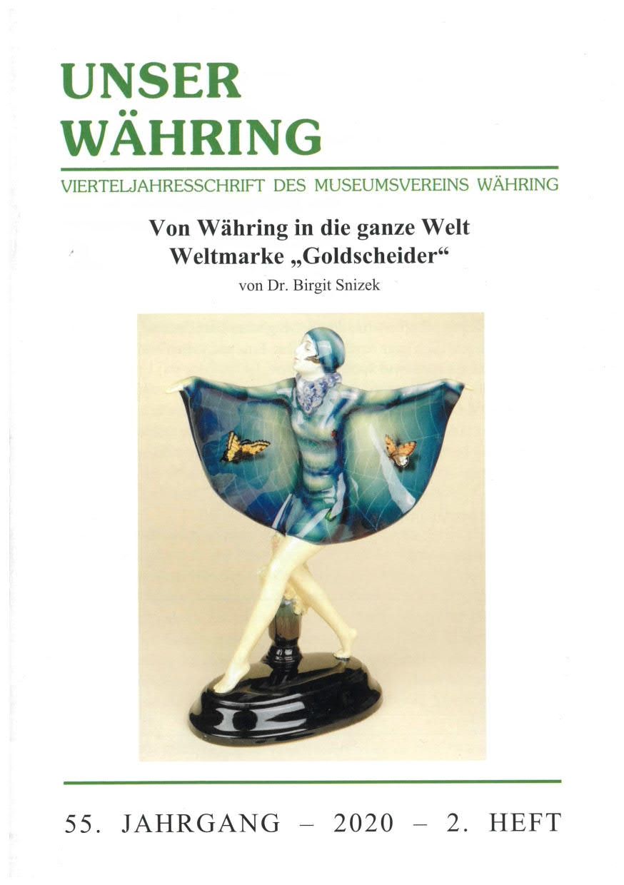 Publikation: Von Währing in die ganze Welt. Weltmarke "Goldscheider". Bezirksmuseum Wärhing