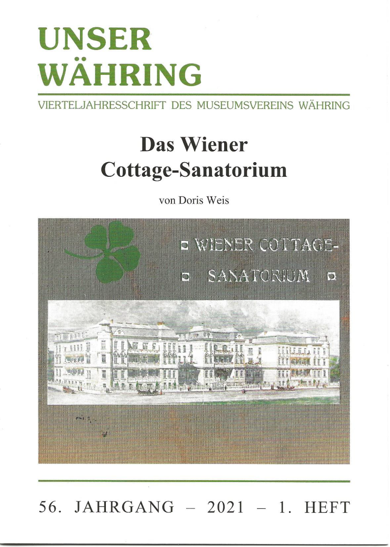 Publikation: Das Wiener Cottage-Sanatorium. Bezirksmuseum Wärhing